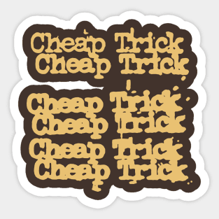 Retro Cheap Trick Sticker